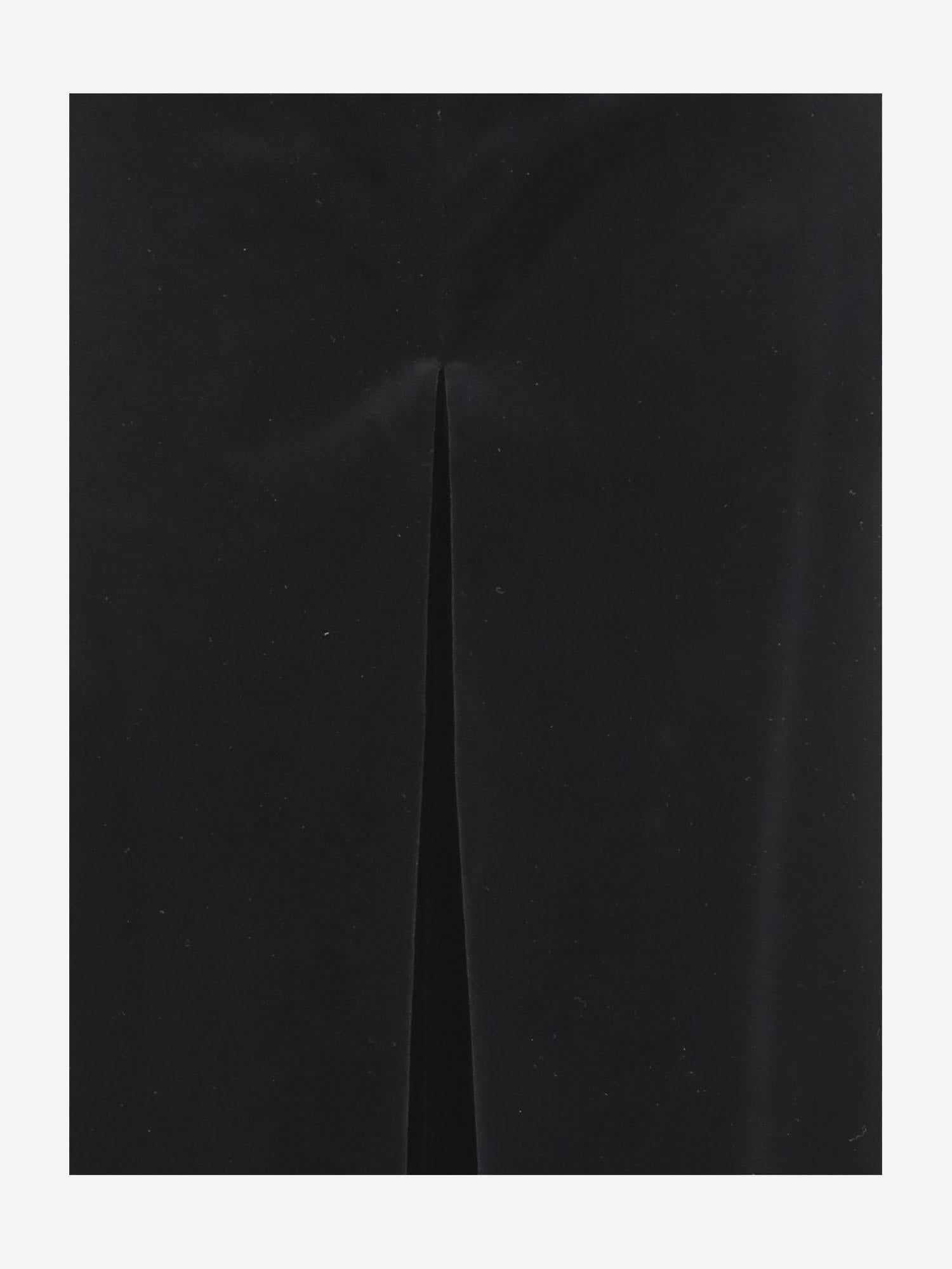 GONNA PANTALONE IN COTONE 831073 Y580T1000 SAINT LAURENT