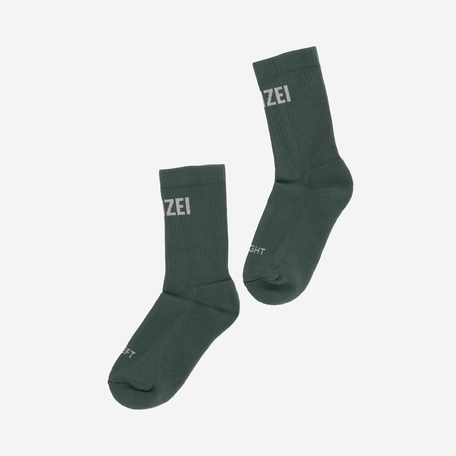 Calzini polizei in misto cotone UE54SO120Z GREEN VETEMENTS