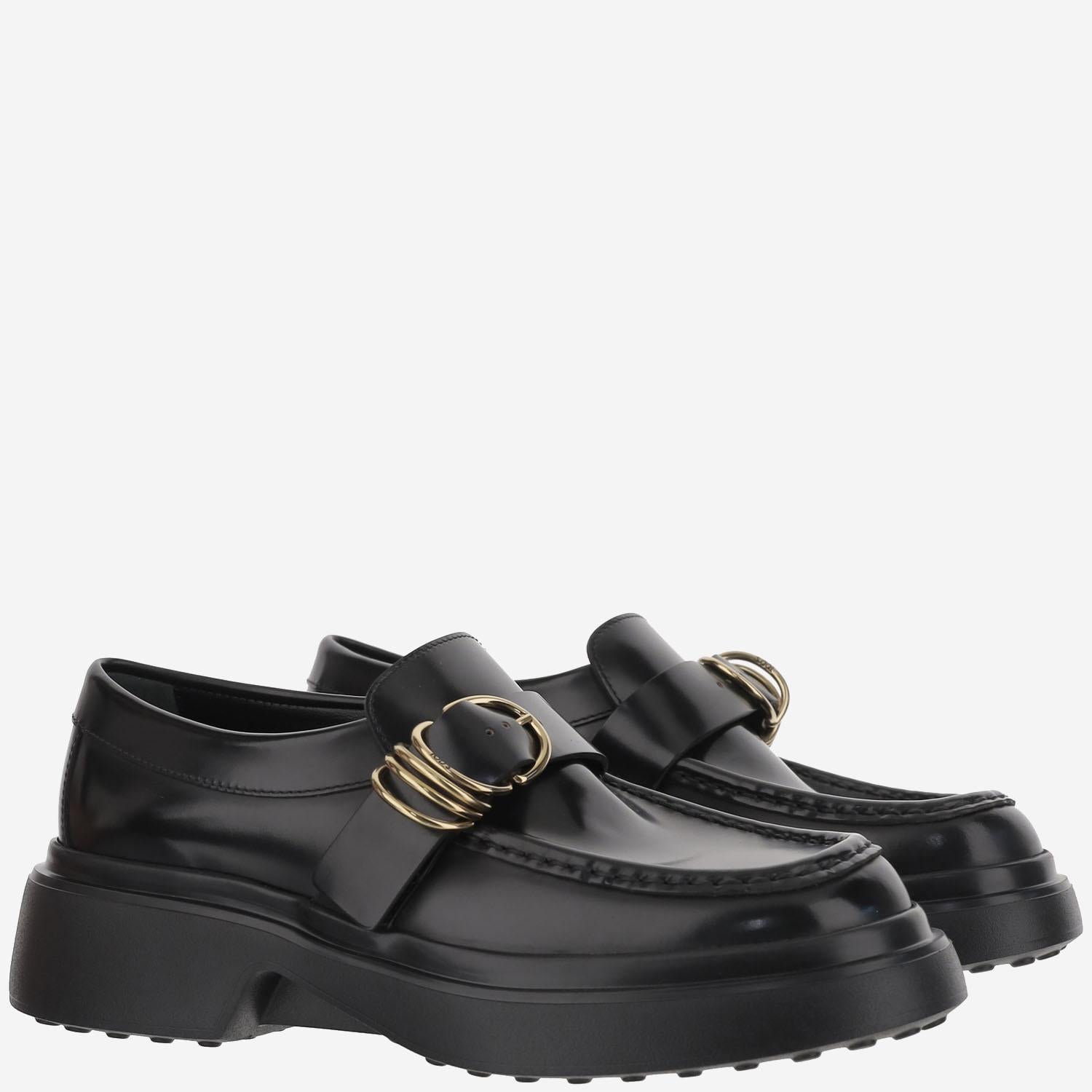Mocassini in pelle XXW74L0JL10TWR B999 TODS