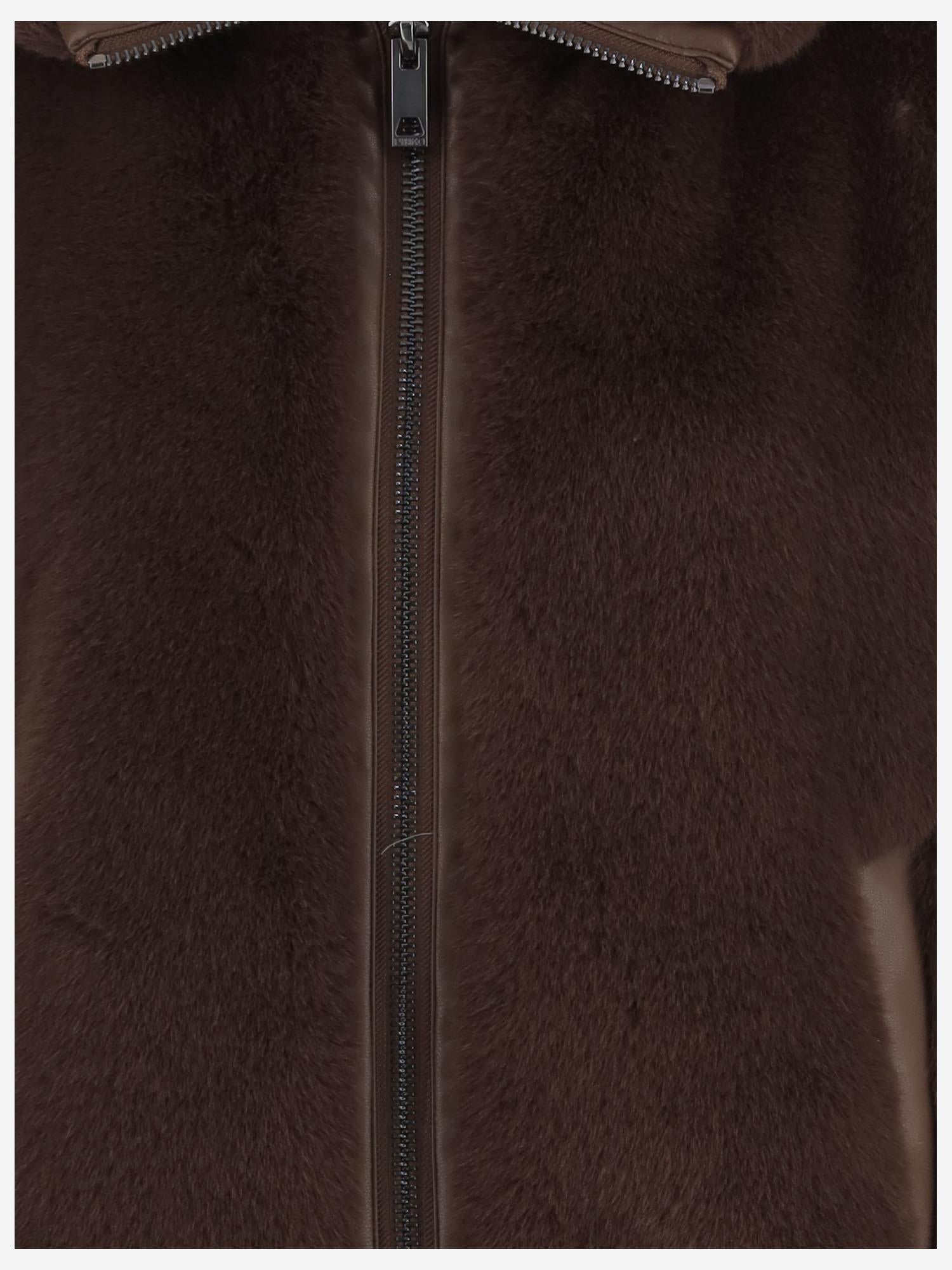 GILET DEYN IN NYLON 105107 A2WNL74 PINKO
