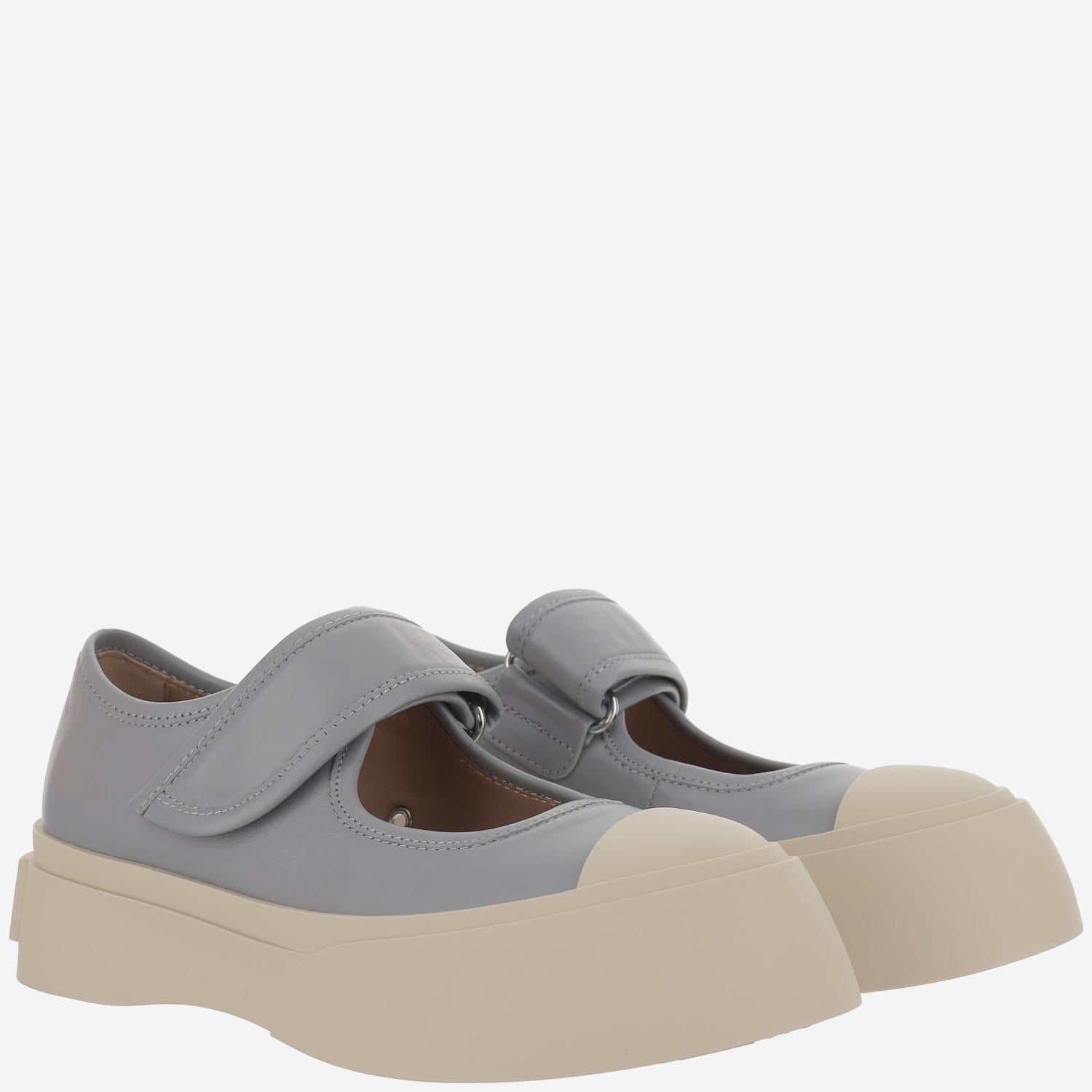 SNEAKERS MARY JANE IN PELLE SNZW003120 P722600N34 MARNI