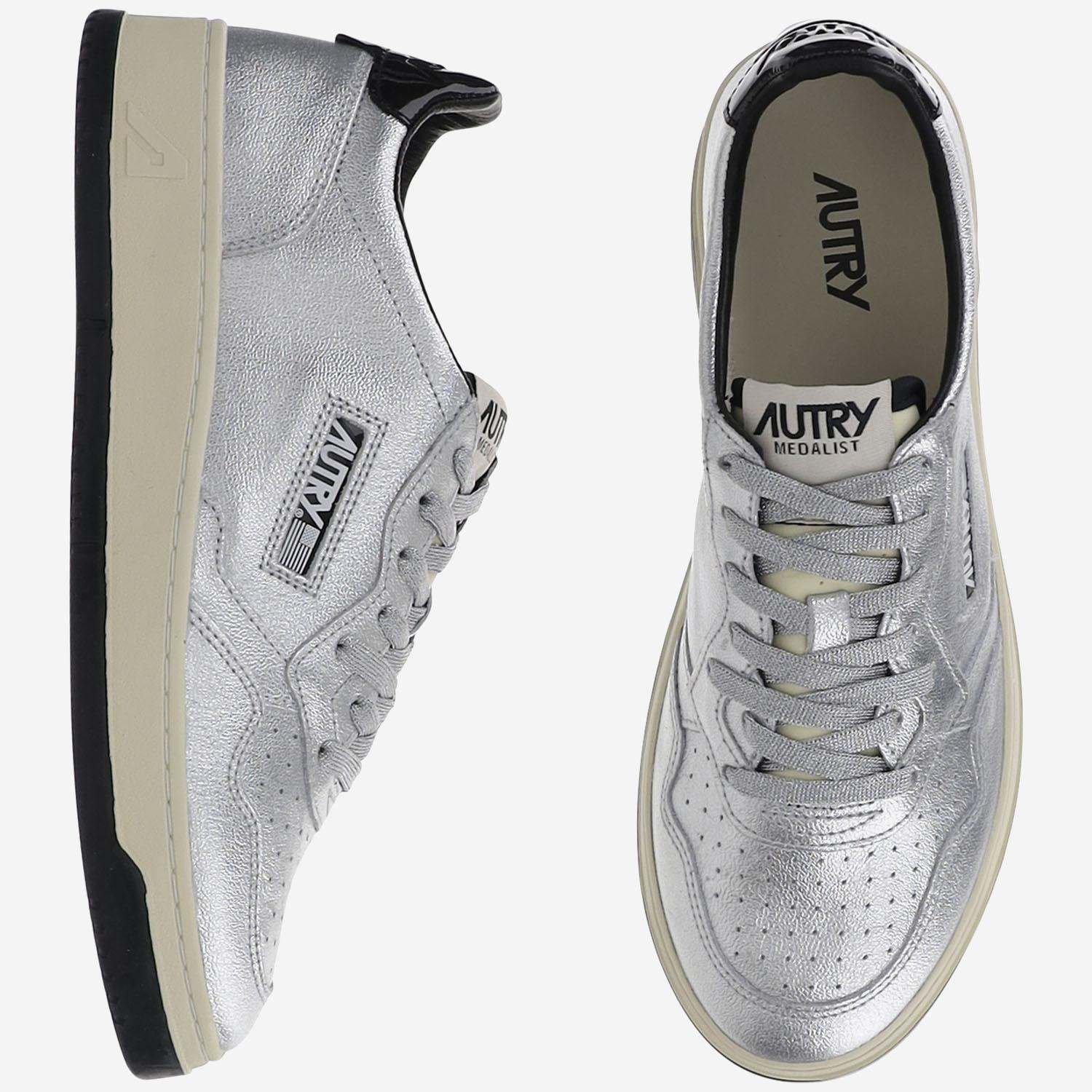 SNEAKERS LOW MEDALIST AULMPA04 SILVERBLK AUTRY
