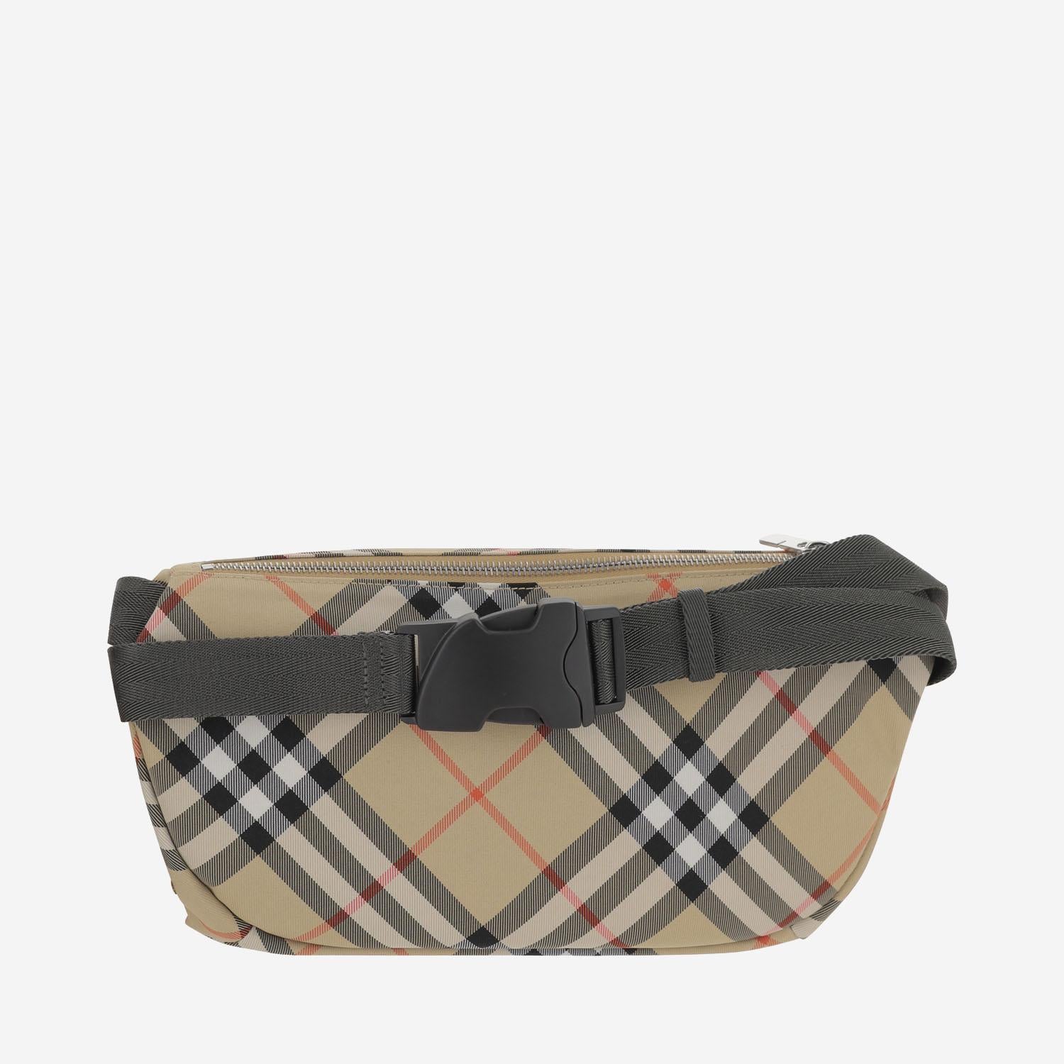 MARSUPIO CON MOTIVO CHECK 8091780 SAND BURBERRY