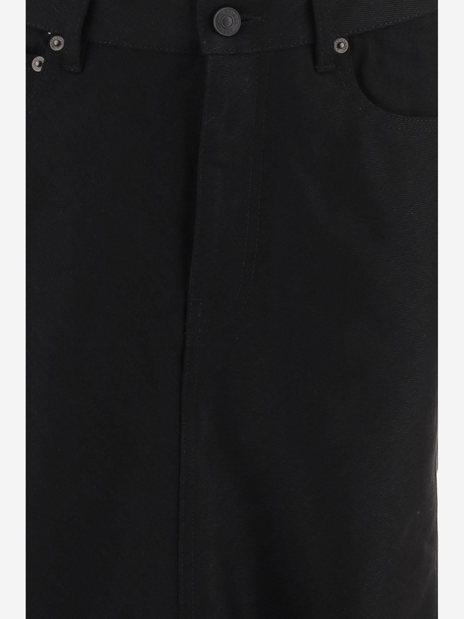 GONNA MIDI GODET IN COTONE 852330 TTWA41000 BALENCIAGA