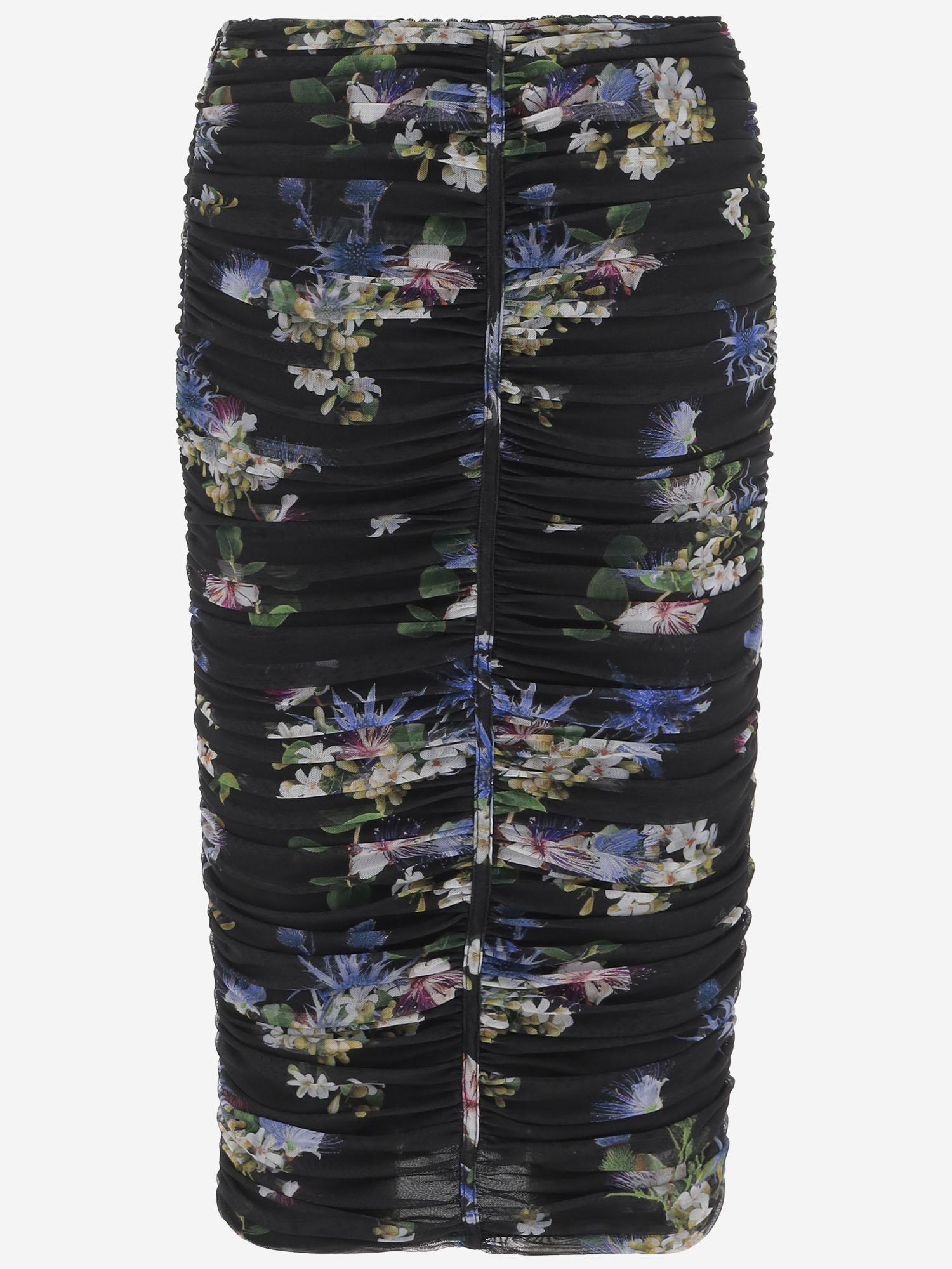 GONNA MIDI IN TESSUTO STRETCH A544G087A F9905 BLUMARINE