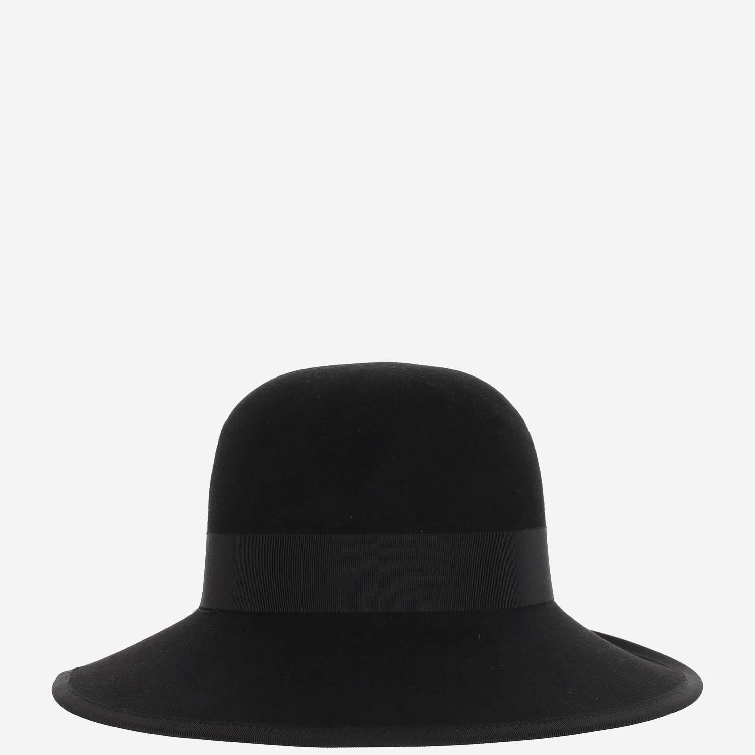CAPPELLO VLOGO SIGNATURE IN FELTRO DI CONIGLIO 7W2HE00F PMUFV0 VALENTINO GARAVANI