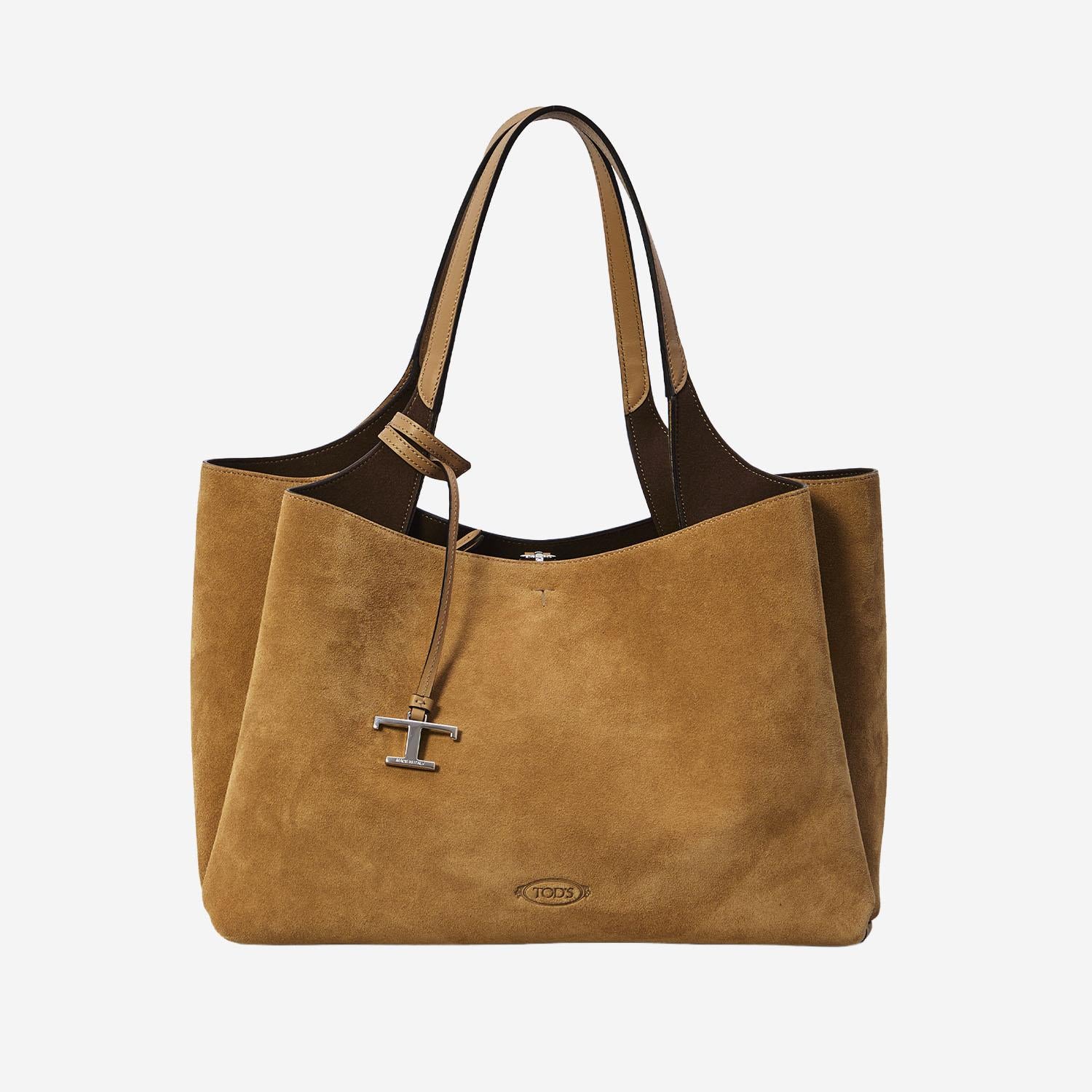 BORSA SHOPPING MEDIA IN PELLE SCAMOSCIATA XBWAPAF9300P3A 4L20 TODS