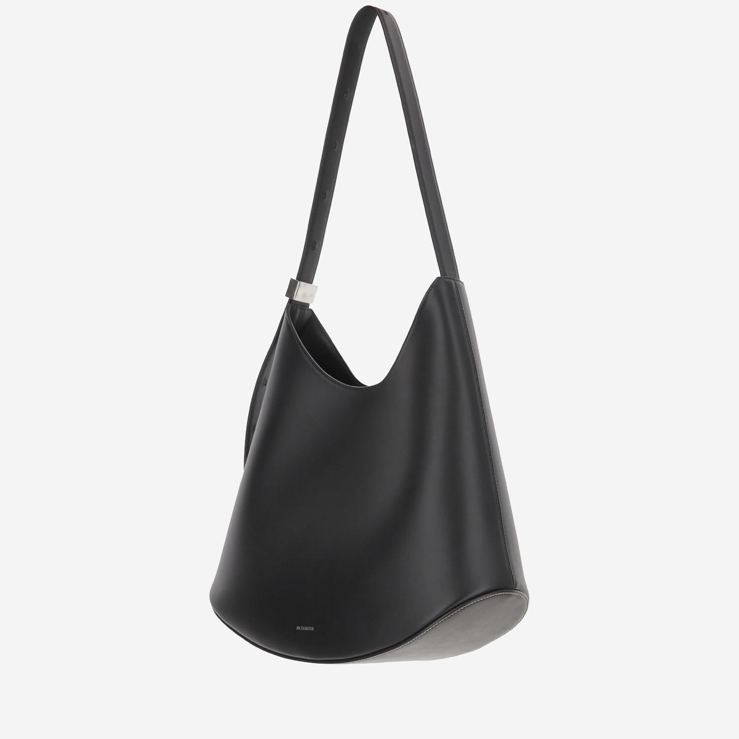 BORSA A SPALLA ELDORADO MEDIA IN PELLE J08ZH0061 P8354001 JIL SANDER