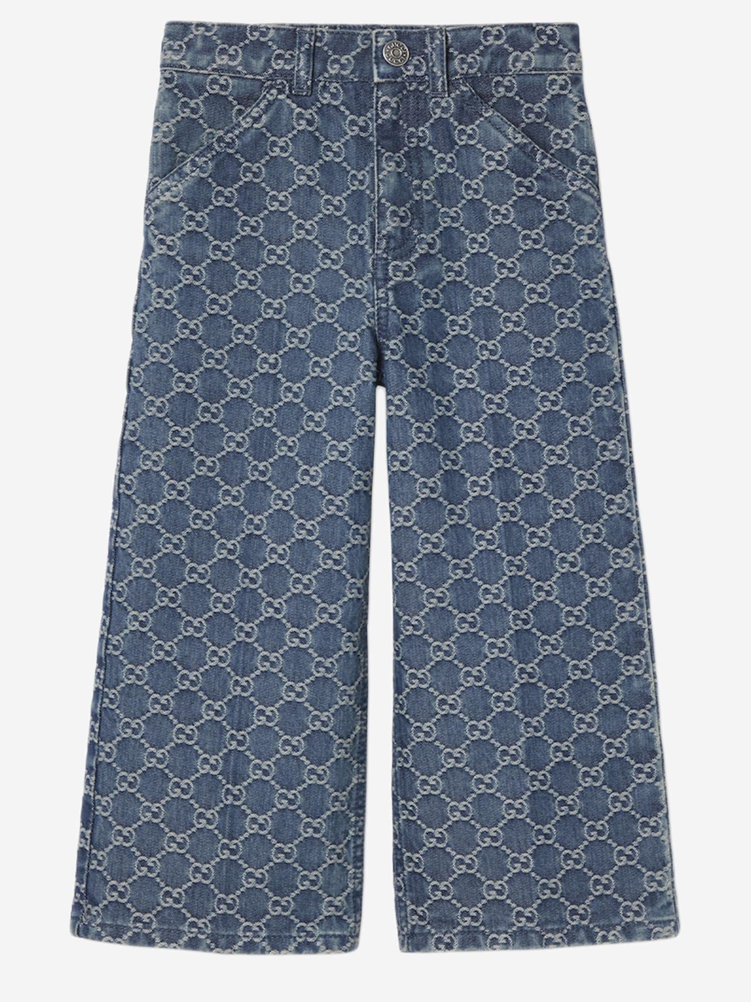 PANTALONI IN DENIM GG 808305 XDC6G4266 GUCCI KIDS