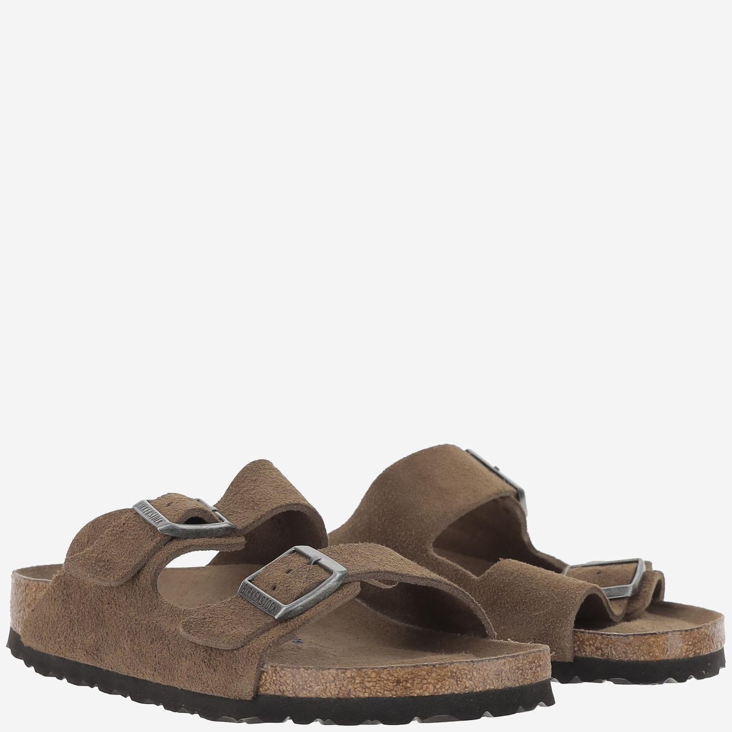 SANDALI ARIZONA IN SUEDE 1030865 DARKTEA BIRKENSTOCK