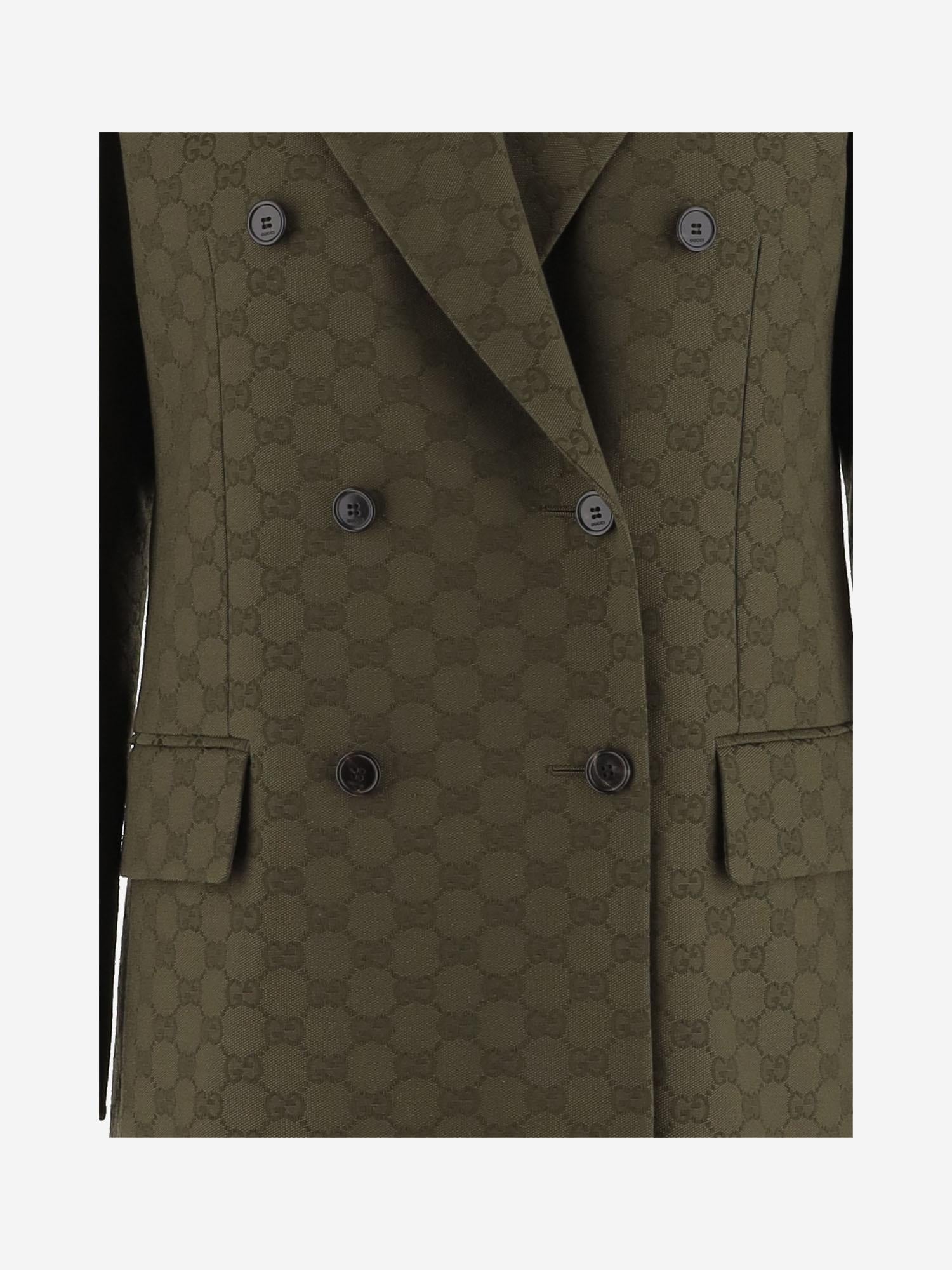 GIACCA DOPPIOPETTO IN TESSUTO GG 831993 Z7AH83602 GUCCI