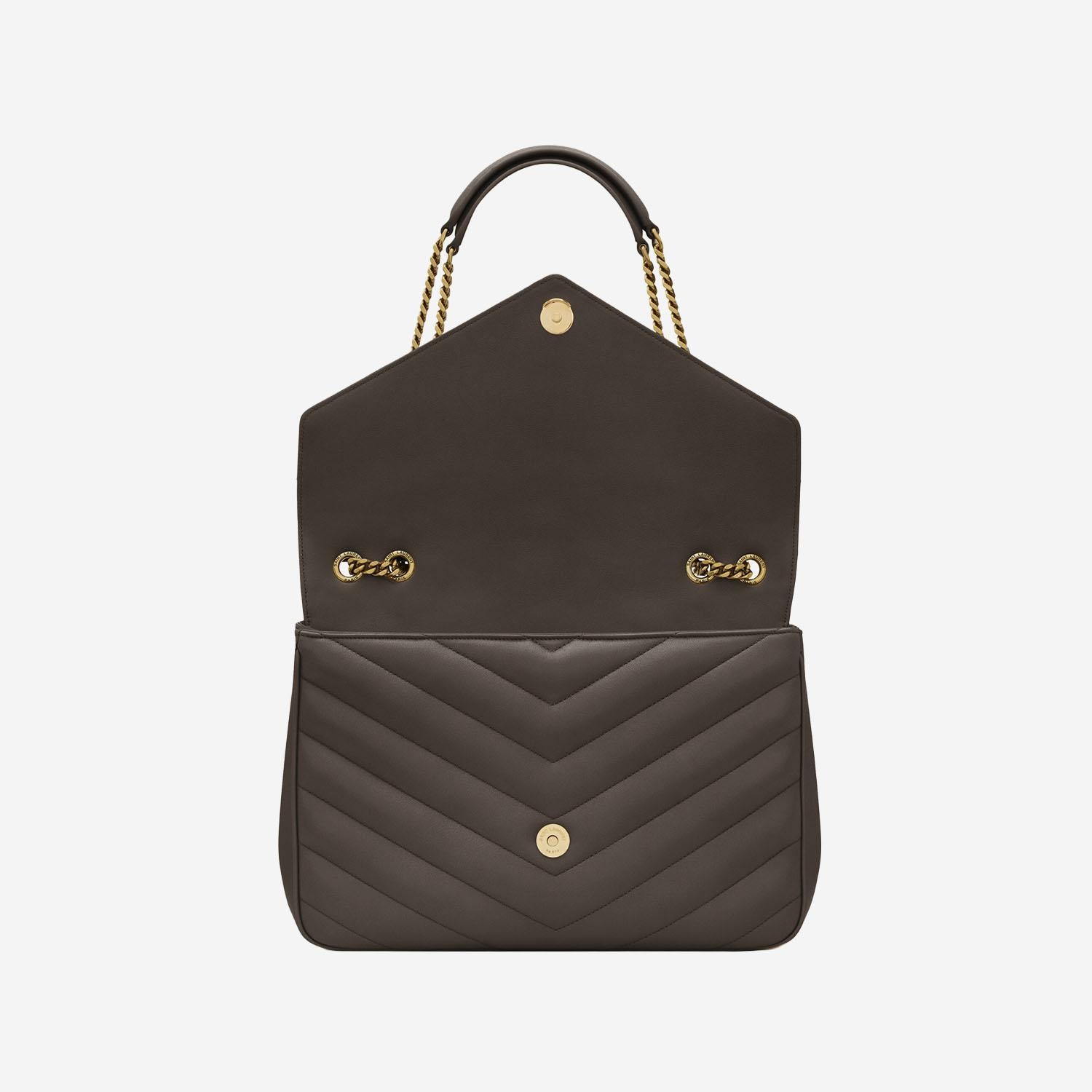 LOULOU LARGE IN PELLE DI AGNELLO TRAPUNTATA 803541 AAEAX1997 SAINT LAURENT