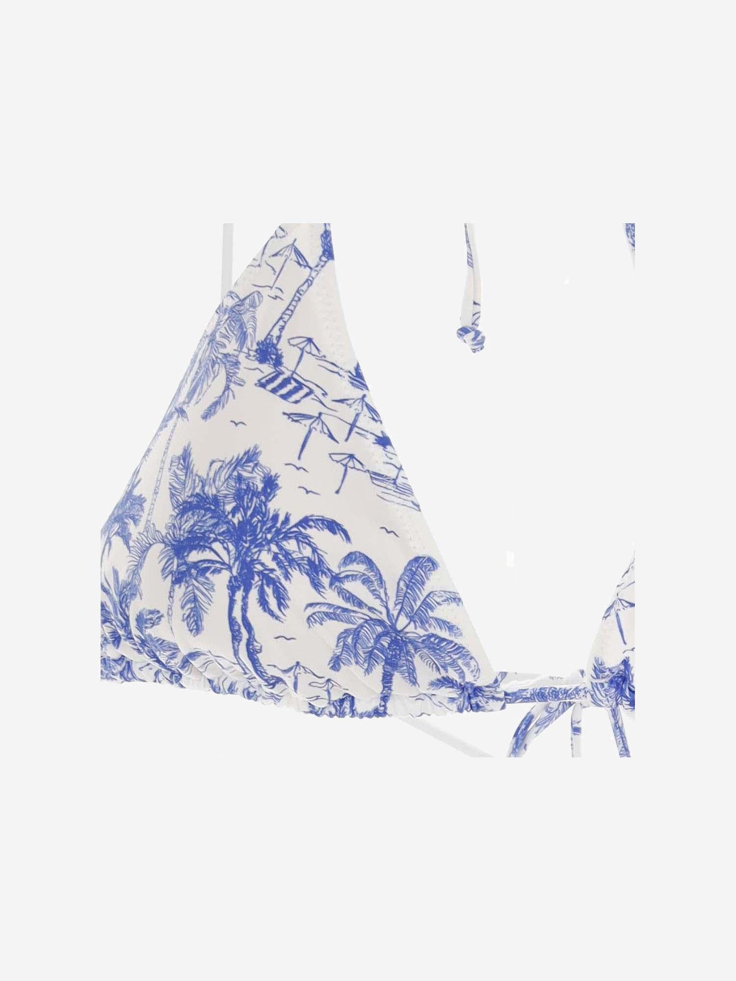TOP BIKINI CON MOTIVO STAMPA GRAFICA LEH0001 01826F MC2 SAINT BARTH