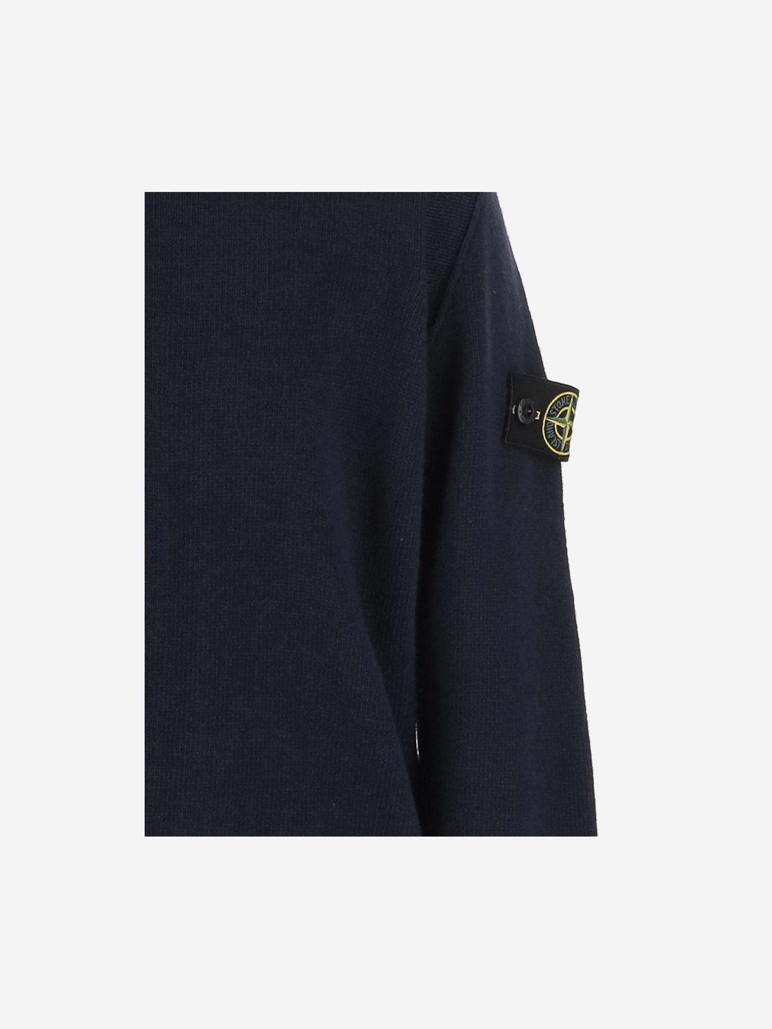 MAGLIONE IN MISTO LANA E VISCOSA 5100002 S00M1V0020 STONE ISLAND KIDS