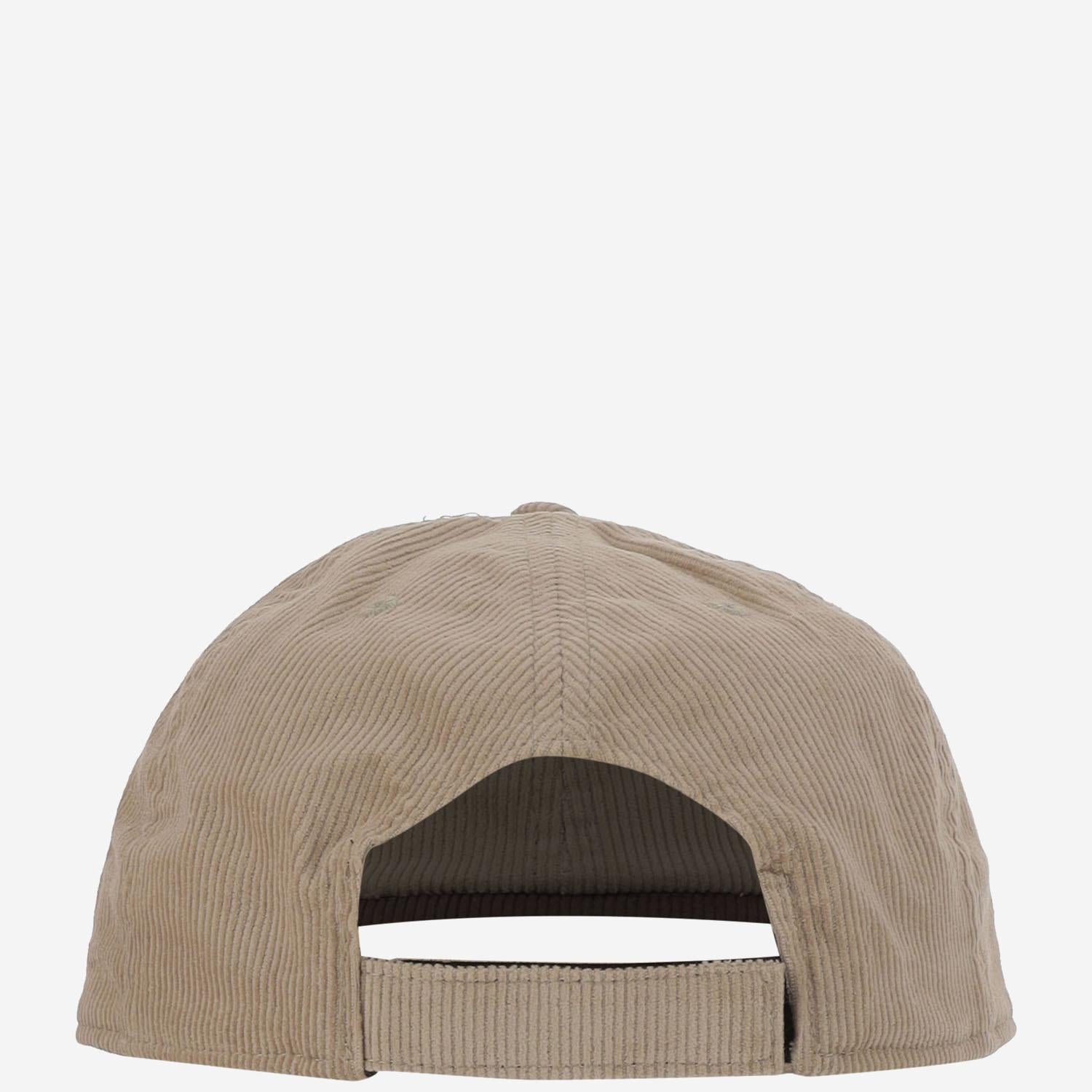 CAPPELLO IN VELLUTO CON LOGO ACPUQ9BY LIGHTBROWN AUTRY