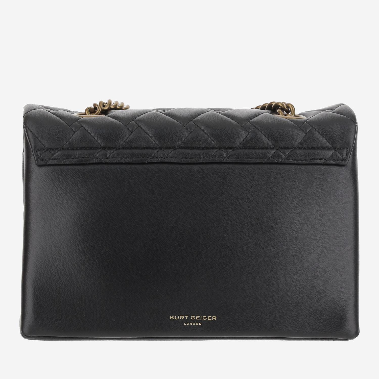 Borsa kensington in pelle<BR/><BR/> 1470400109 BLACK KURT GEIGER