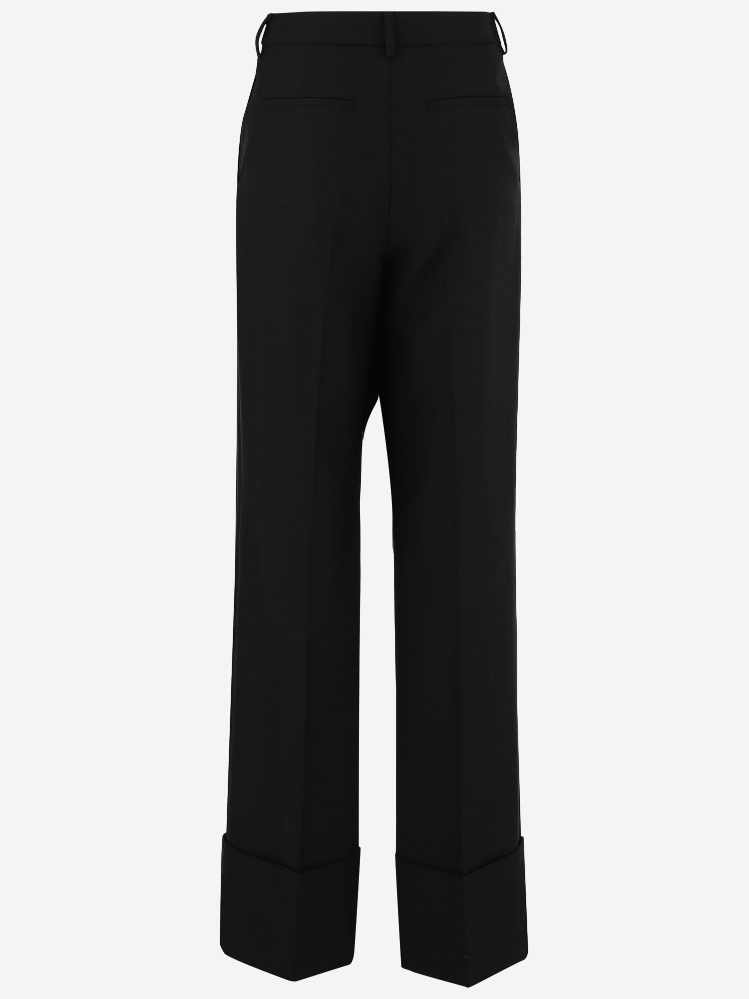 PANTALONI IN LANA 6B0RB6F08VB 0NO VALENTINO