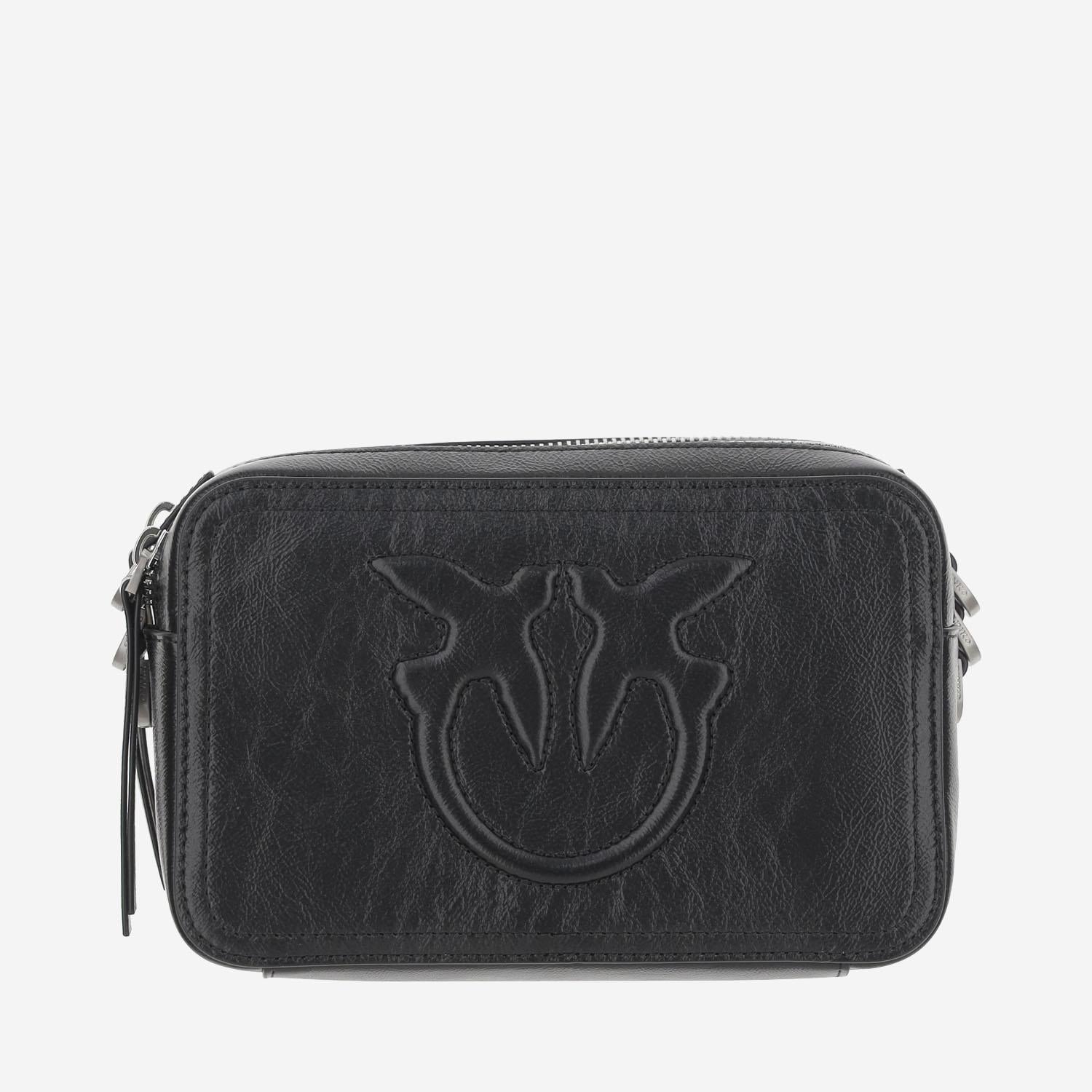 Borsa camera bag con logo in rilievo 104336 A26JZ99S PINKO