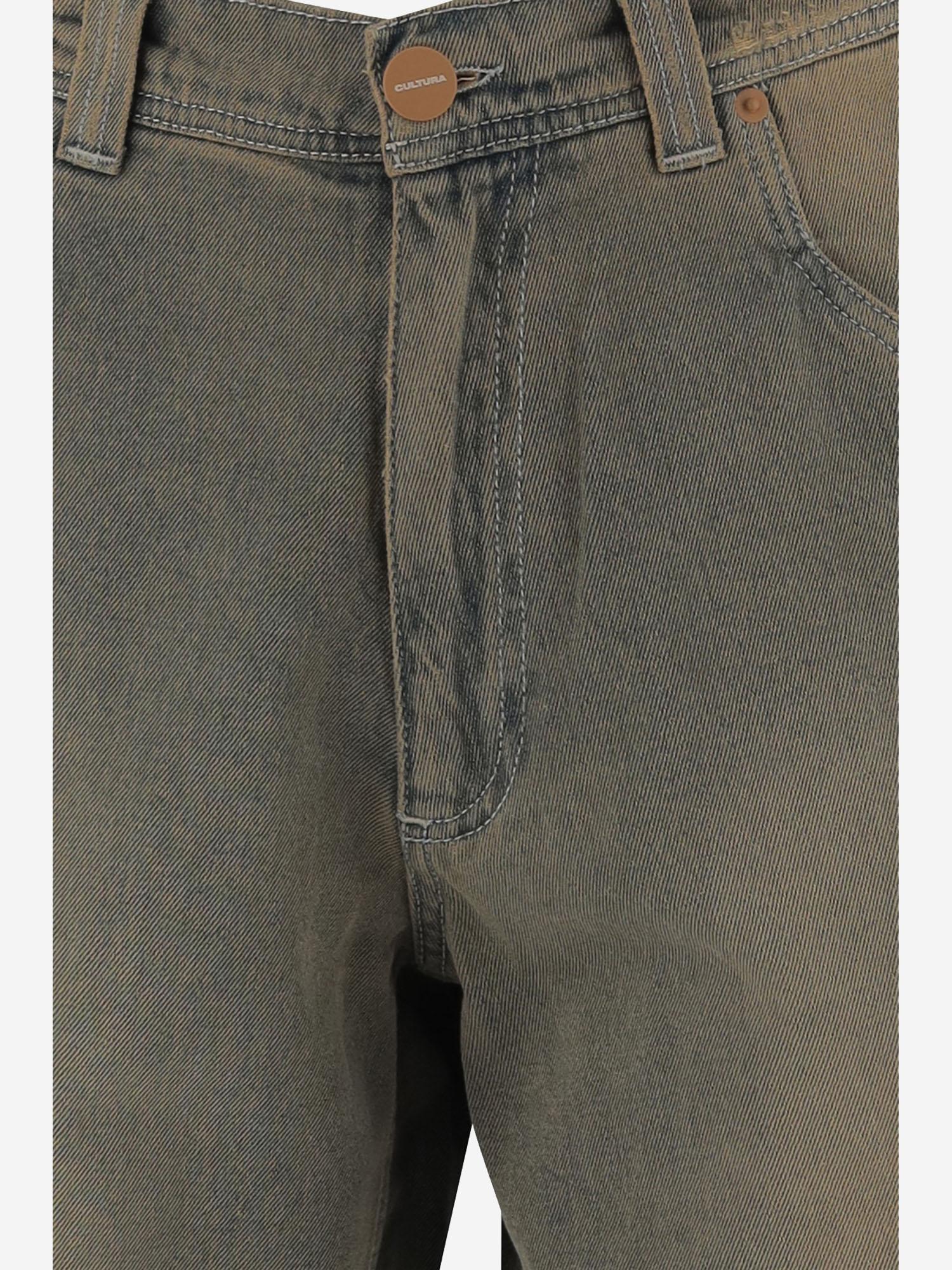 PANTALONI CORTI IN COTONE A057 SAND CULTURA