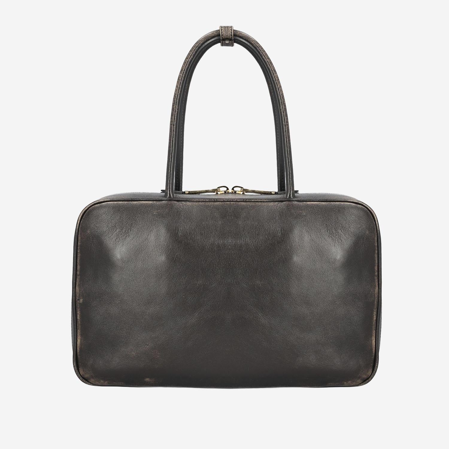 BORSA BEAU IN PELLE 5BB117 AF6PF0201 MIU MIU