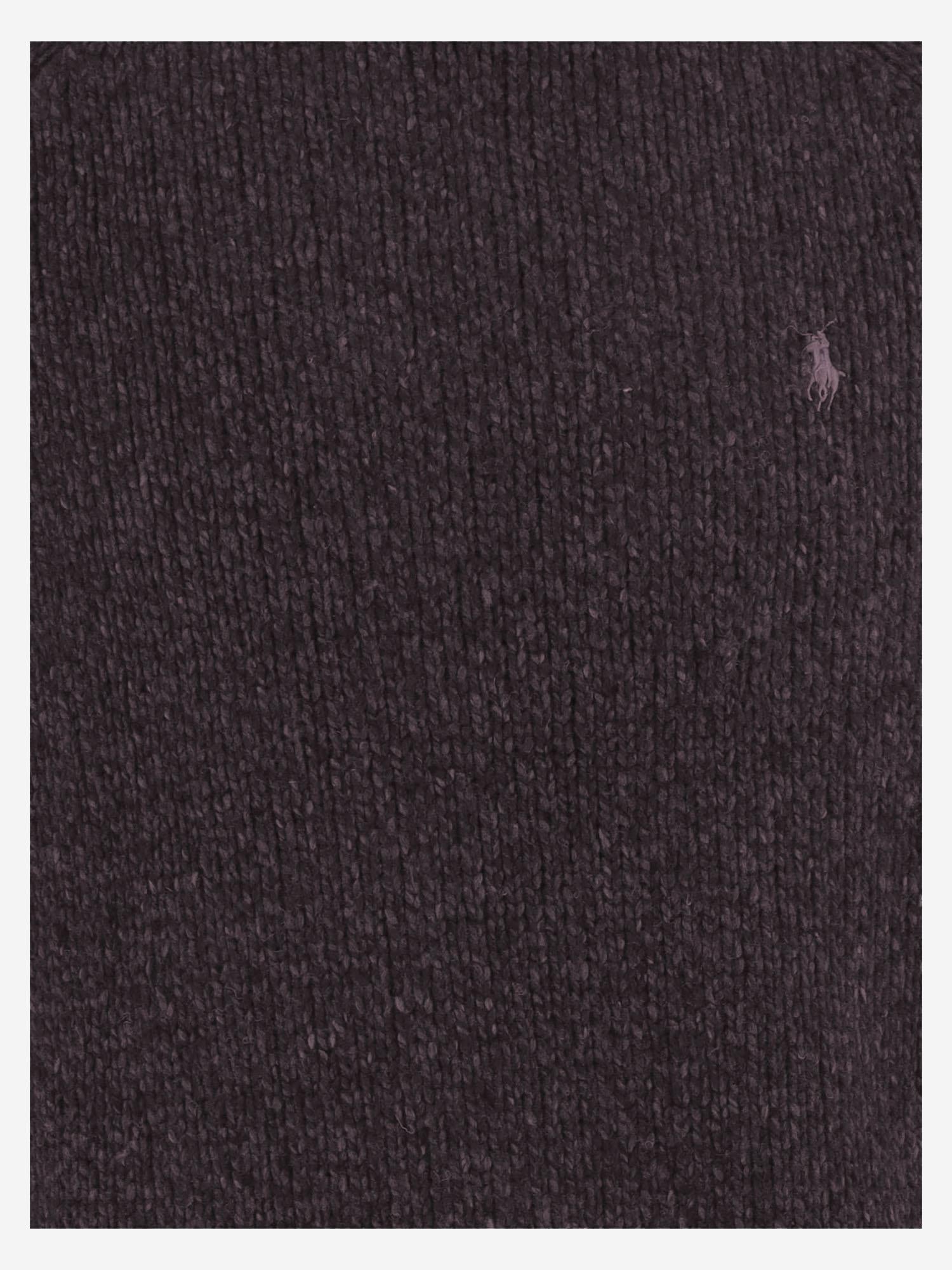 MAGLIONE IN MISTO LANA CON LOGO RICAMATO 710982142 003 POLO RALPH LAUREN