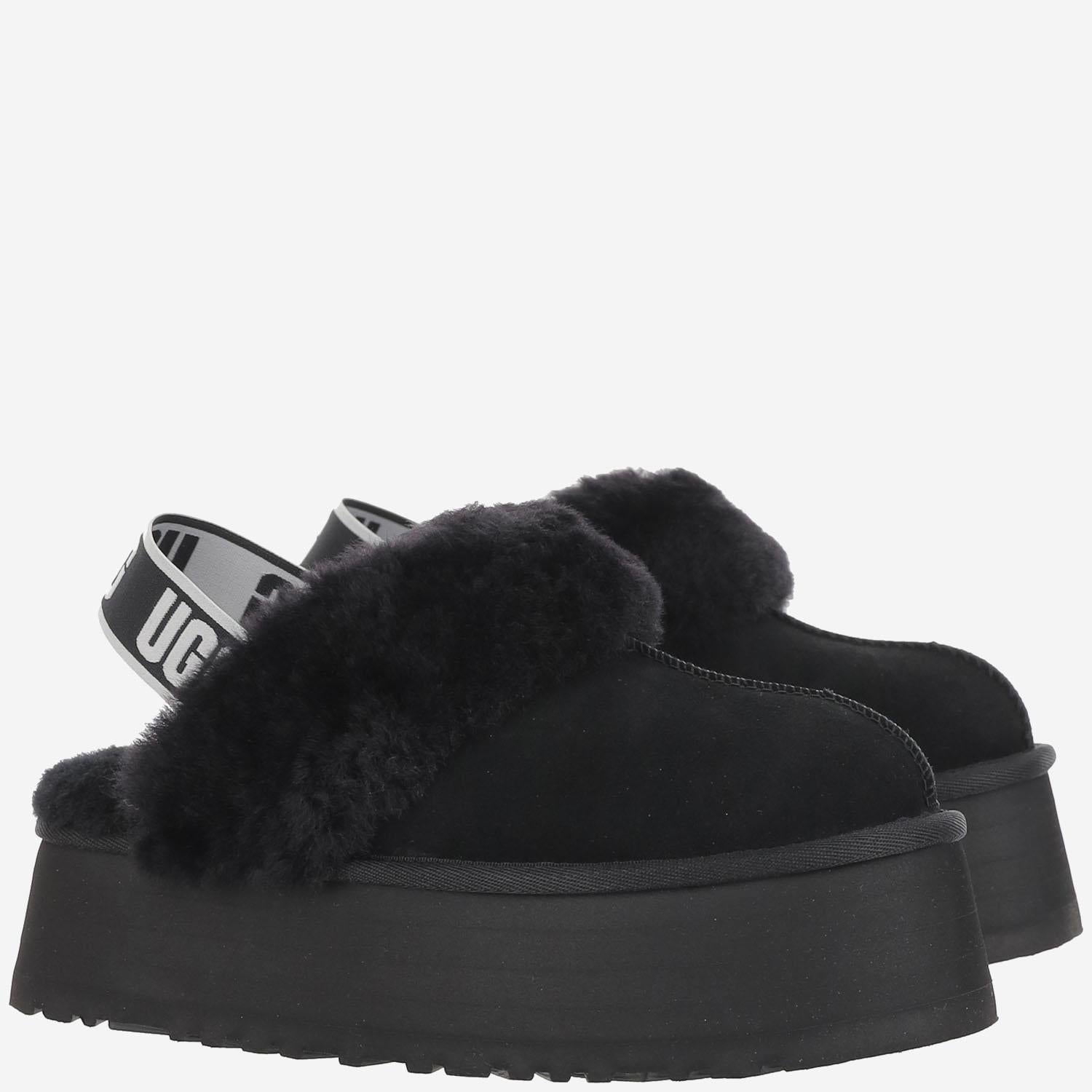 MULES IN PELLE SCAMOSCIATA 1113474 BLK UGG