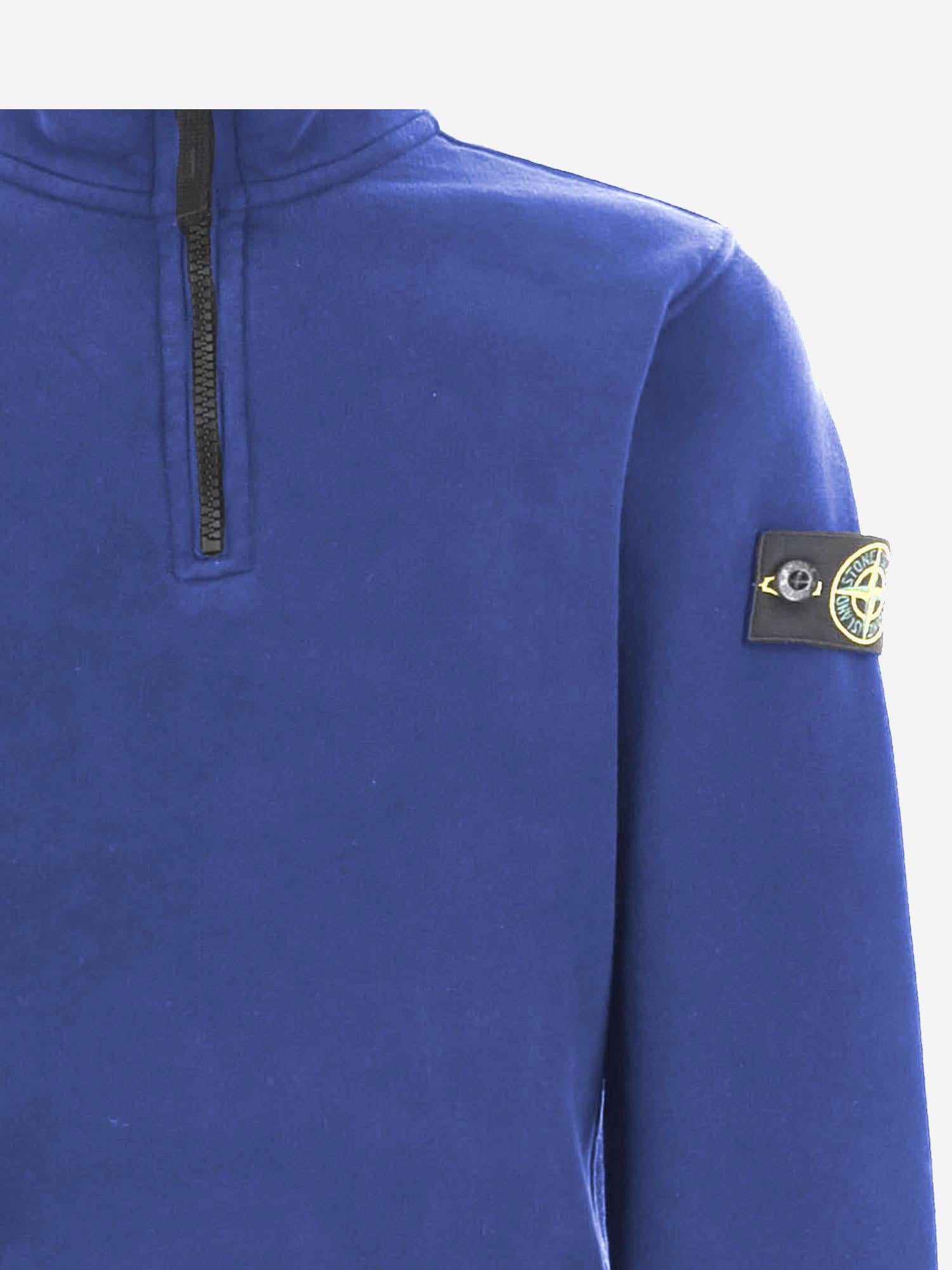 FELPA IN COTONE CON LOGO 6100012 S0A20V0022 STONE ISLAND KIDS
