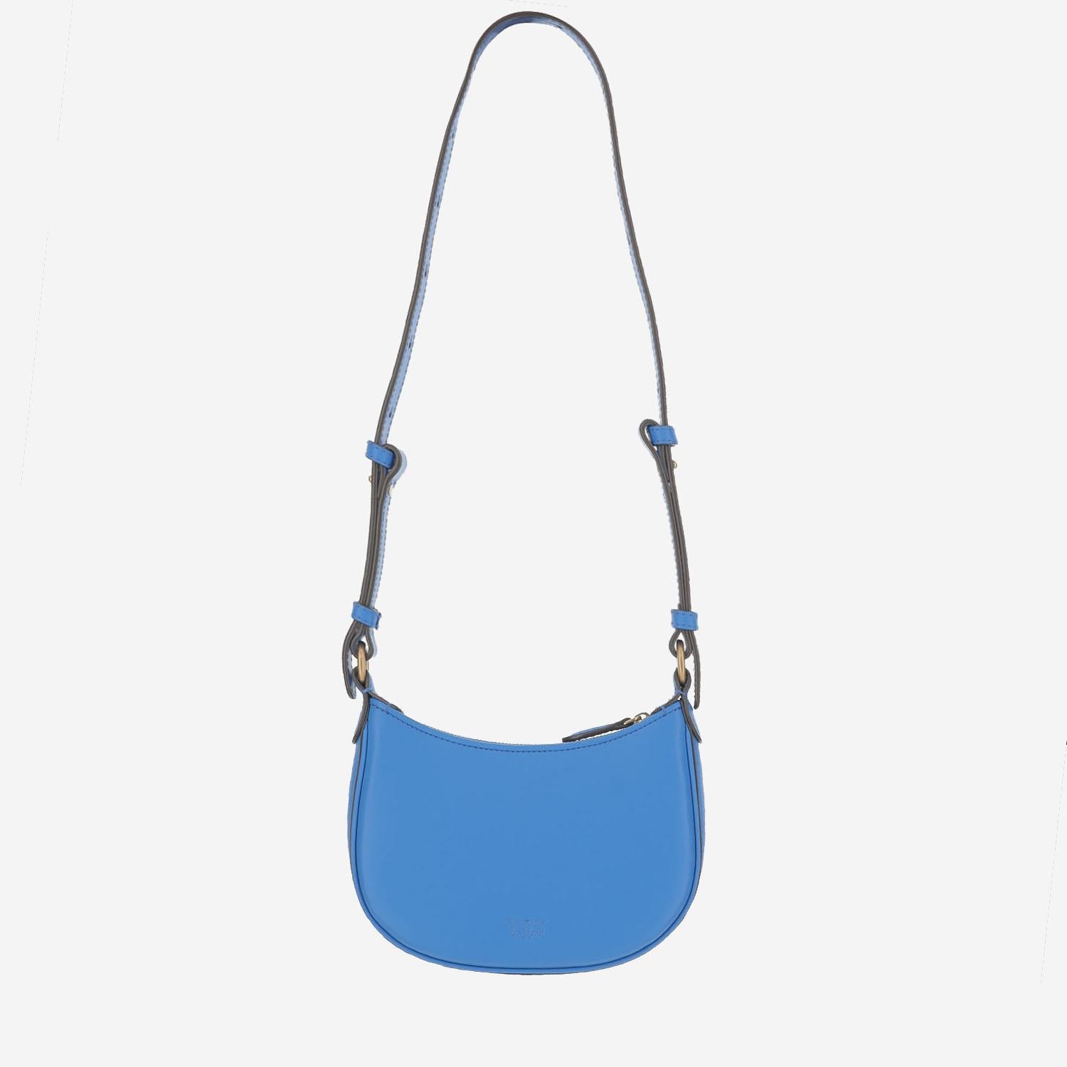 BORSA A SPALLA BABY HALF MOON IN PELLE 103538 A0F1F32Q PINKO
