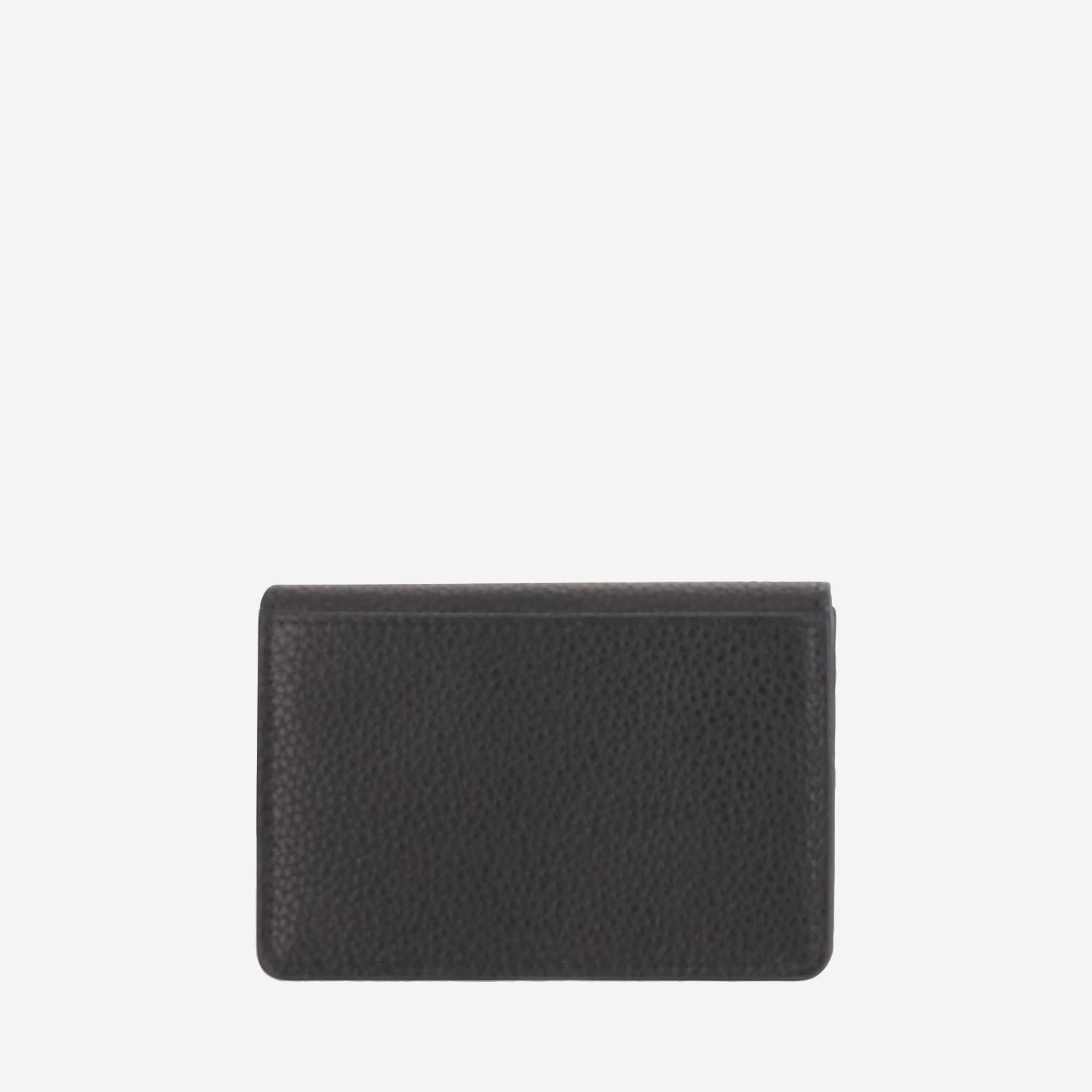 PORTAFOGLIO IN PELLE GANCINI 220963 002NEROFLAMERED SALVATORE FERRAGAMO
