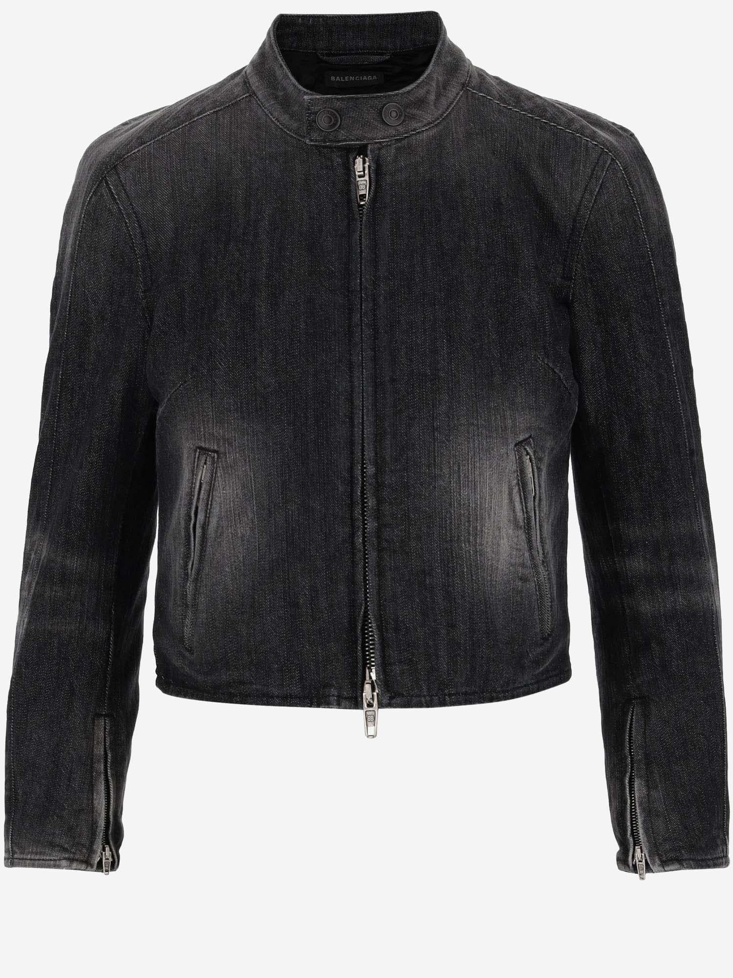 GIACCA IN DENIM DI COTONE 790500 TQW581083 BALENCIAGA