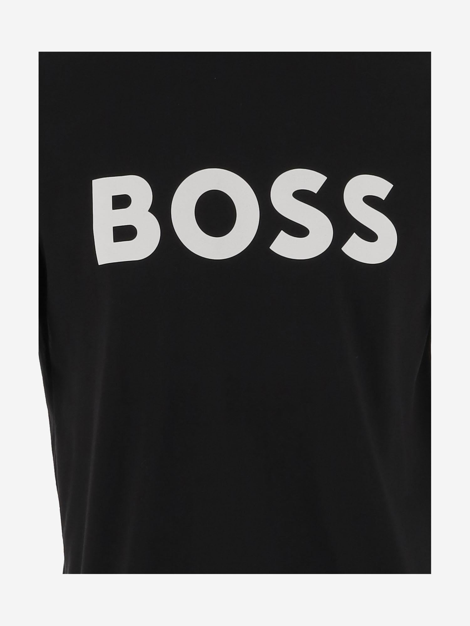 T-SHIRT IN COTONE CON LOGO 50481923 001 HUGO BOSS