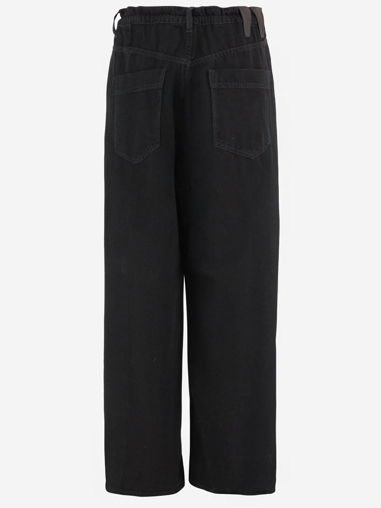 PANTALONI IRIS IN COTONE E LYOCELL CON COULISSE WTR37 TBK010099 DARKPARK