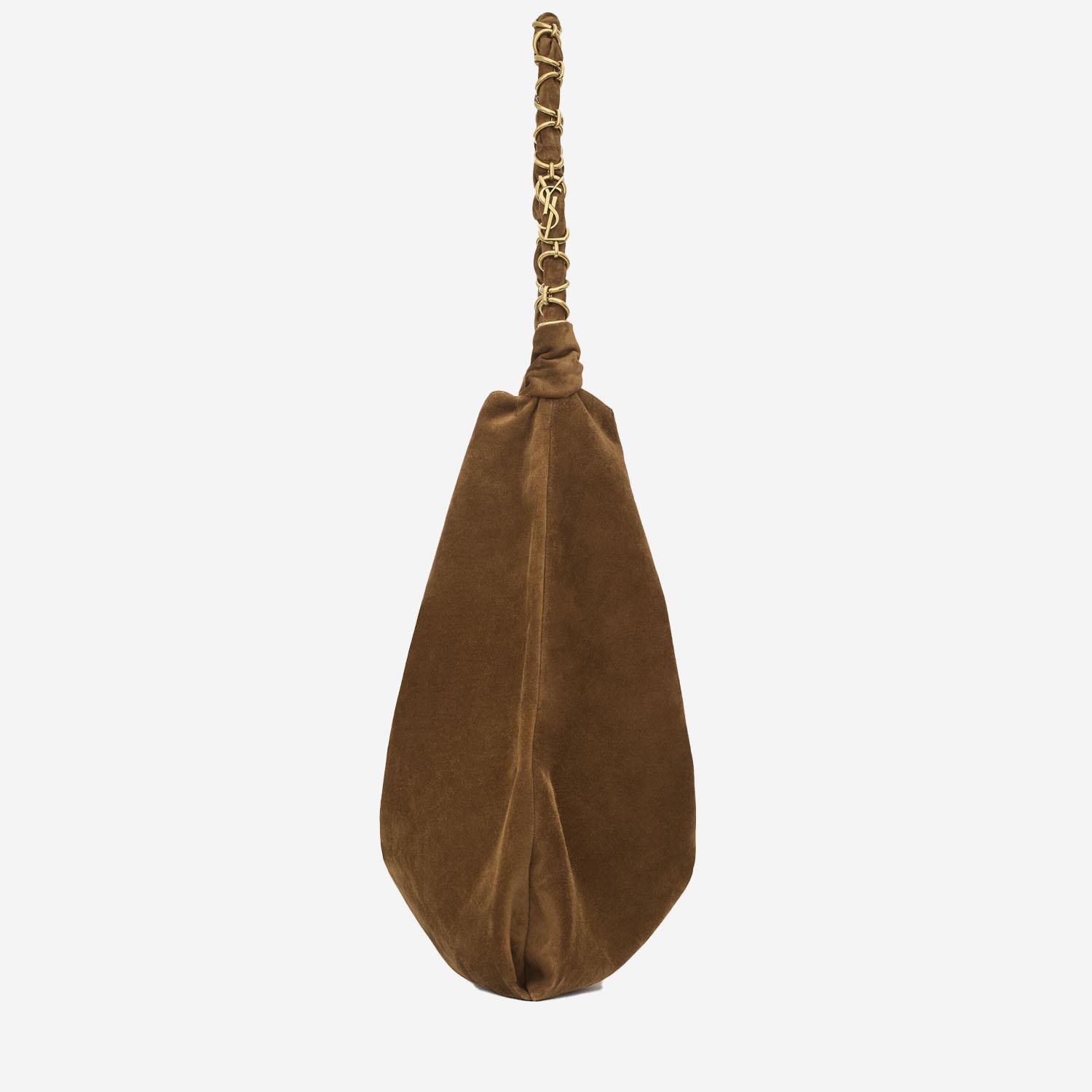 BORSA AMALIA IN PELLE SCAMOSCIATA 834750 1U80W2916 SAINT LAURENT