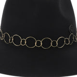 FEDORA HENRIETTA IN FELTRO 1002091001 BLACK MAISON MICHEL 