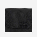 BORSA FLAP BB SOFT MEDIA IN PELLE 748596 2AA261000 BALENCIAGA 