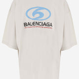 T-SHIRT IN COTONE CON LOGO 764235 TPVU69265 BALENCIAGA 