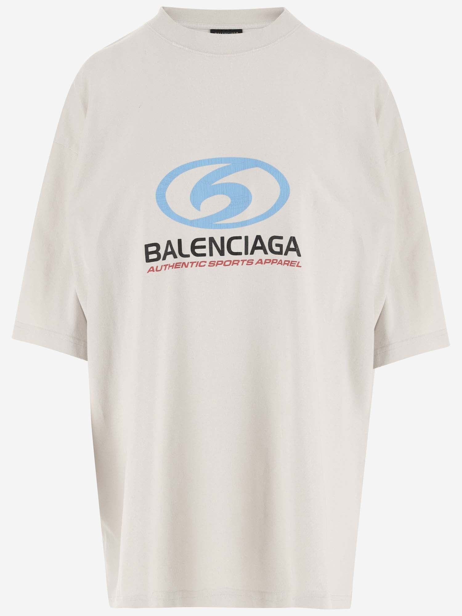 T-SHIRT IN COTONE CON LOGO 764235 TPVU69265 BALENCIAGA 