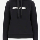 FELPA IN COTONE CON LOGO 8054386 BLACK BURBERRY 