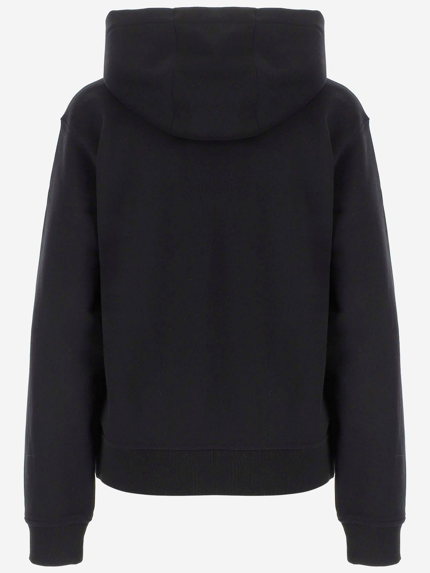 FELPA IN COTONE CON LOGO 8054386 BLACK BURBERRY 