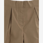 PANTALONI IN COTONE CON PIEGHE 8078341 ARCHIVEBEIGE BURBERRY KIDS 