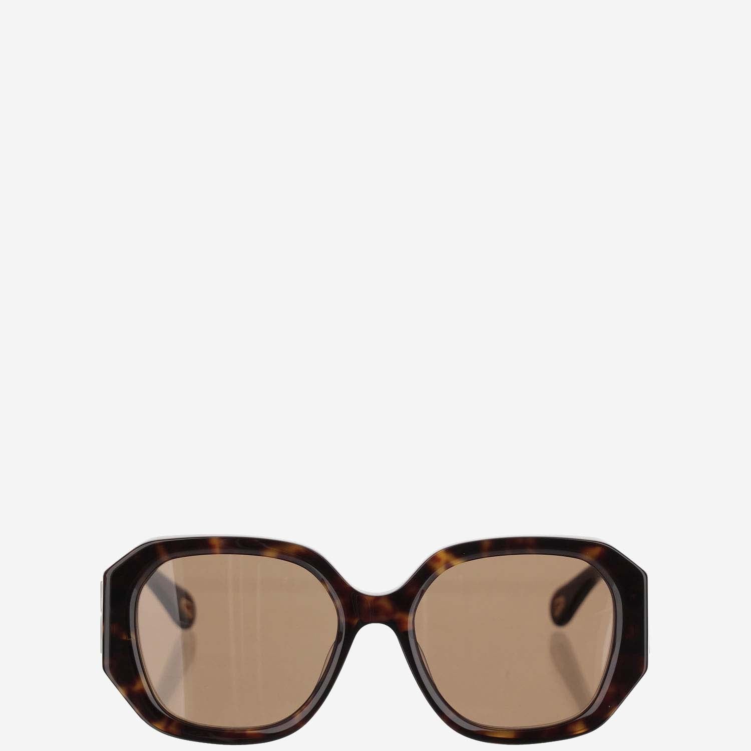 OCCHIALI DA SOLE TARTARUGATI CON LOGO CH0236S 002 CHLOE 