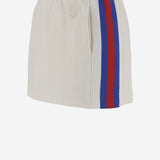 MINIGONNA IN JERSEY DI COTONE CON DETTAGLIO WEB 773725 XJF8W9088 GUCCI 