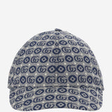 CAPPELLO IN TELA CON GG GEOMETRICO 481774 3HAQA4268 GUCCI KIDS 