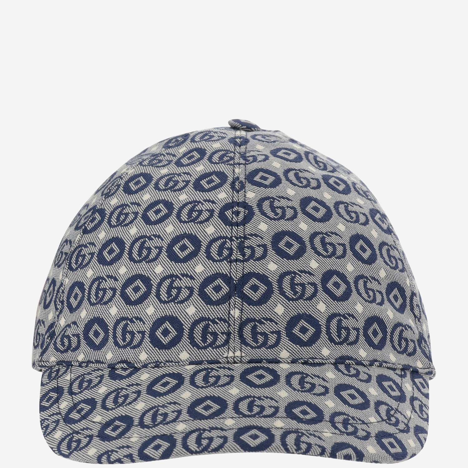 CAPPELLO IN TELA CON GG GEOMETRICO 481774 3HAQA4268 GUCCI KIDS 