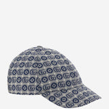 CAPPELLO IN TELA CON GG GEOMETRICO 481774 3HAQA4268 GUCCI KIDS 