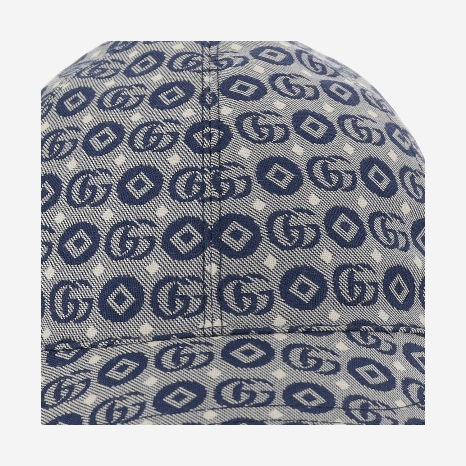 CAPPELLO IN TELA CON GG GEOMETRICO 481774 3HAQA4268 GUCCI KIDS 