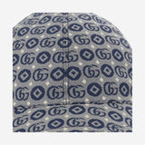 CAPPELLO IN TELA CON GG GEOMETRICO 481774 3HAQA4268 GUCCI KIDS 