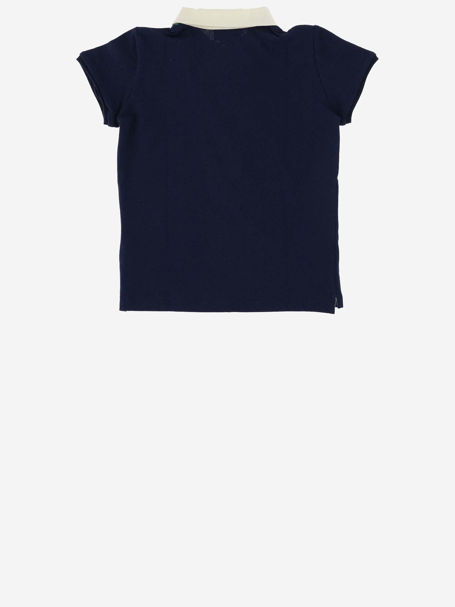 POLO IN JERSEY DI COTONE 758836 XJF4Q4681 GUCCI KIDS 