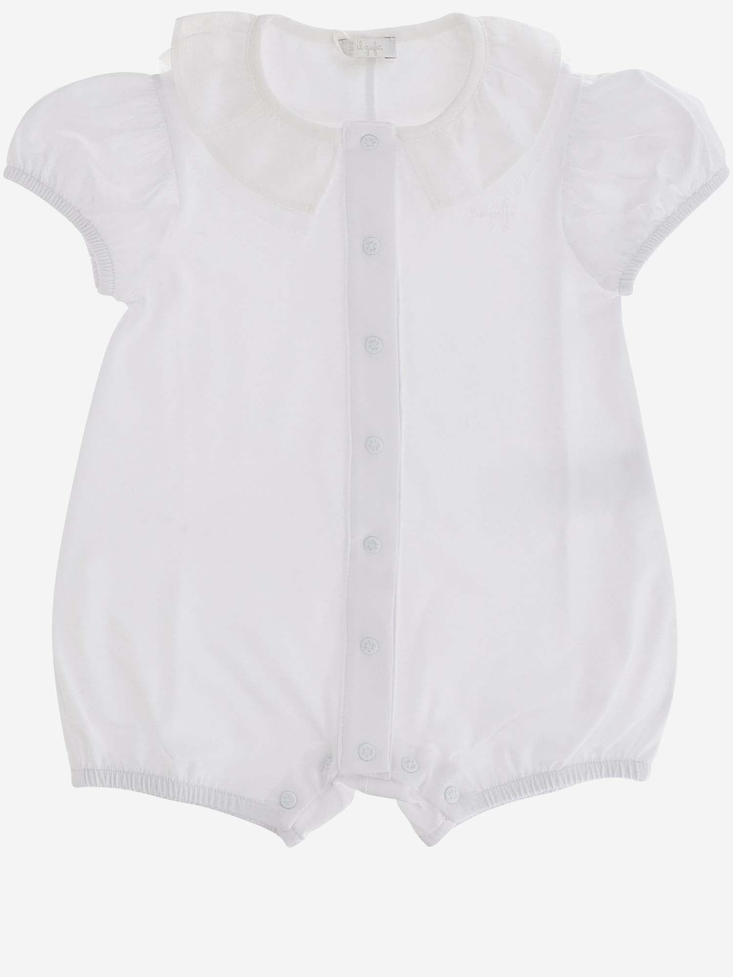 TUTINA IN COTONE STRETCH P24TO269MF032 0101 IL GUFO KIDS 