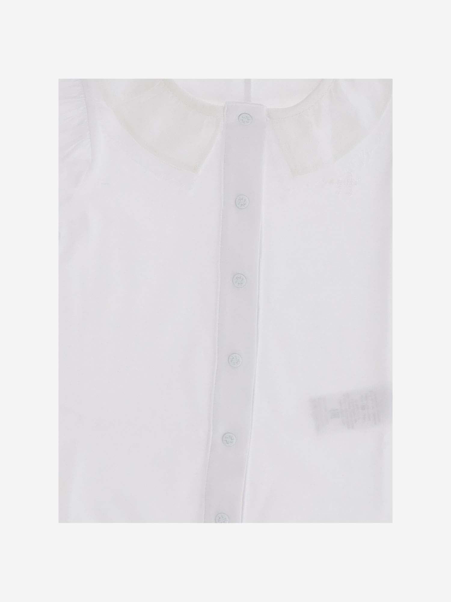 TUTINA IN COTONE STRETCH P24TO269MF032 0101 IL GUFO KIDS 